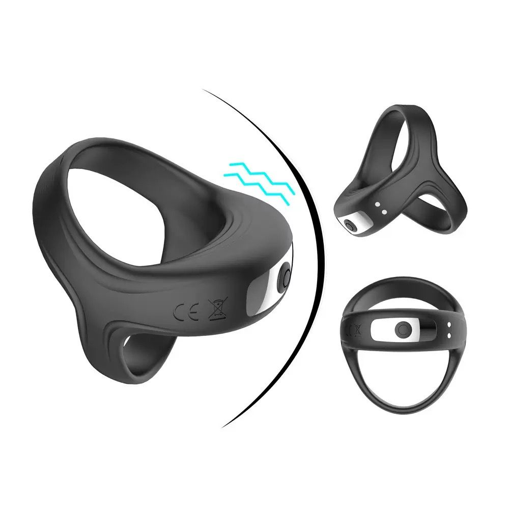 Rechargeable Dual-Ring Couples Vibrating Massager – Secure Fit, One-Button Control & Intimate Comfort(جهاز تدليك اهتزازي مزدوج الحلقات قابل للشحن للأزواج – تثبيت مريح وتحكم بزر واحد وتجربة أكثر حميمية)