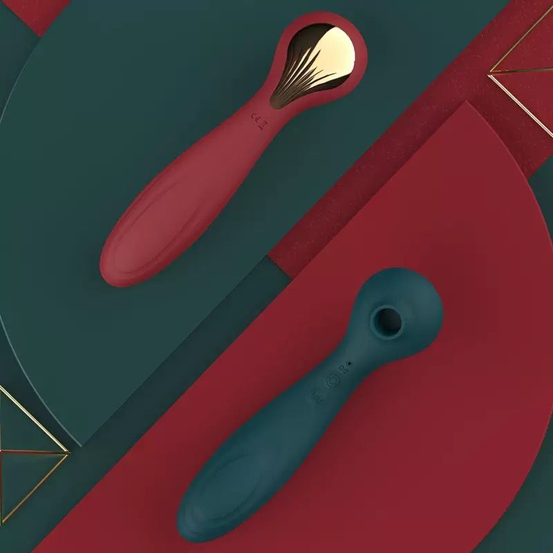 10-Mode Suction Vibrator(جهاز اهتزاز وشفط بـ10 أوضاع)