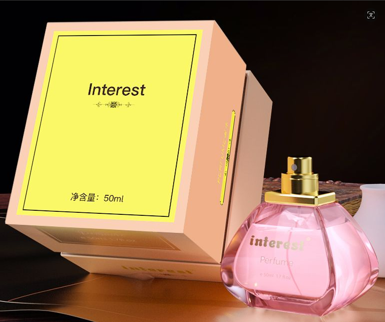 Interest Women’s Allure Perfume 50mL | Elegant Fragrance & Portable Design｜عطر Interest النسائي الجذاب 50 مل | أناقة منعشة وتصميم سهل الحمل