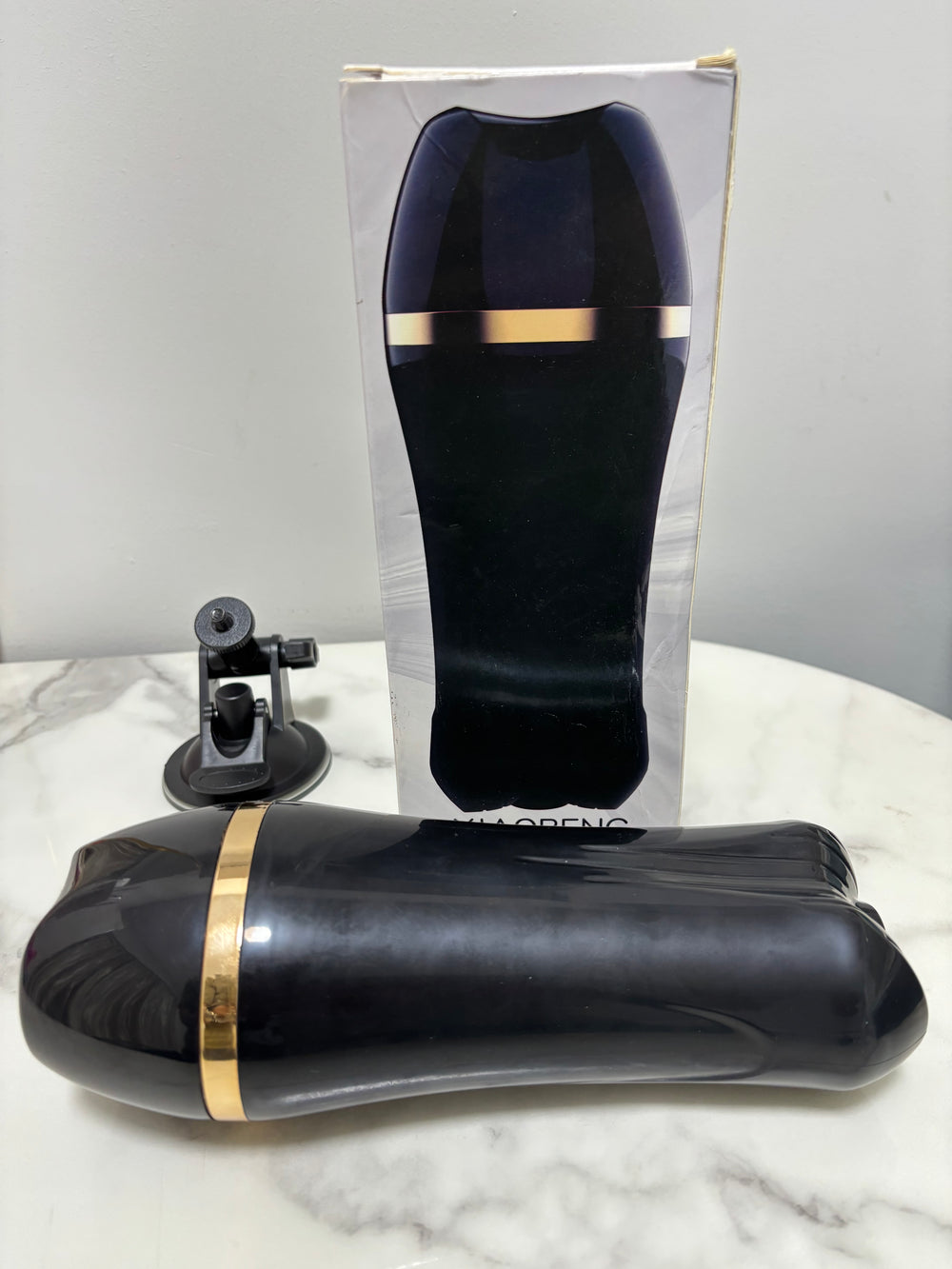 Men’s Suction-Cup Intimate Massager | Soft Realistic Sleeve, Removable & Easy to Clean｜جهاز تدليك حميمي للرجال بقاعدة شفط | غلاف ناعم واقعي قابل للفك والتنظيف