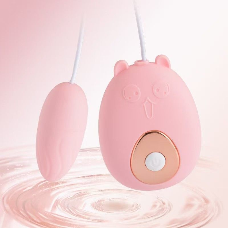 Wired Remote-Control Egg Vibrator（هزاز بيضاوي صغير بتحكم سلكي）